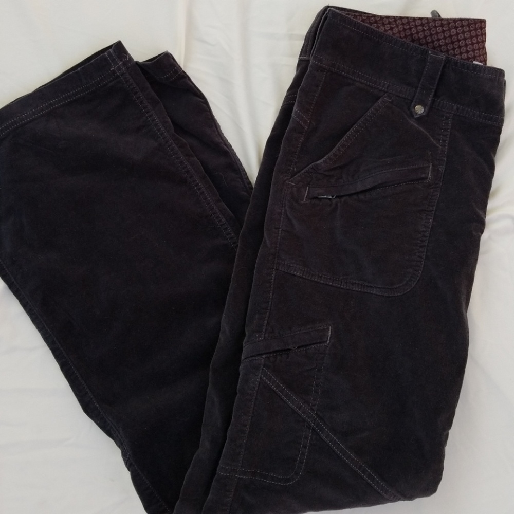 Athleta velvet cargo pants. Worn only once!